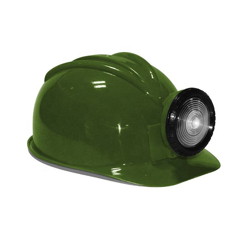 Plastic Hats Custom Colorful Children Miner Helmet with Light