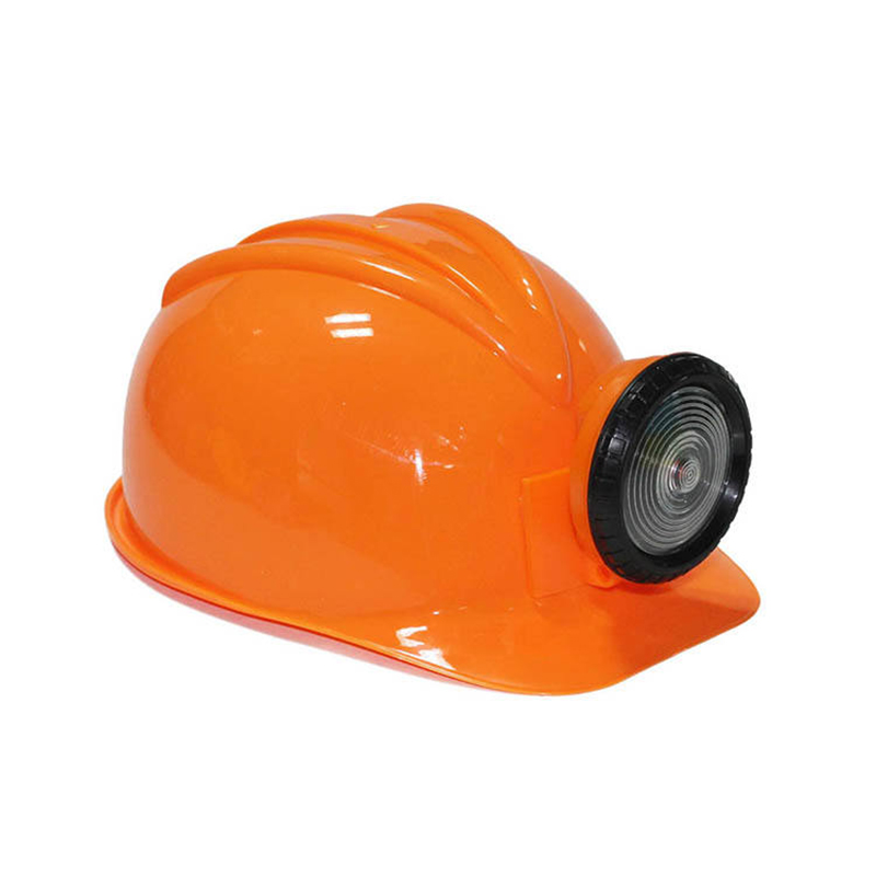 Plastic Hats Custom Colorful Children Miner Helmet with Light