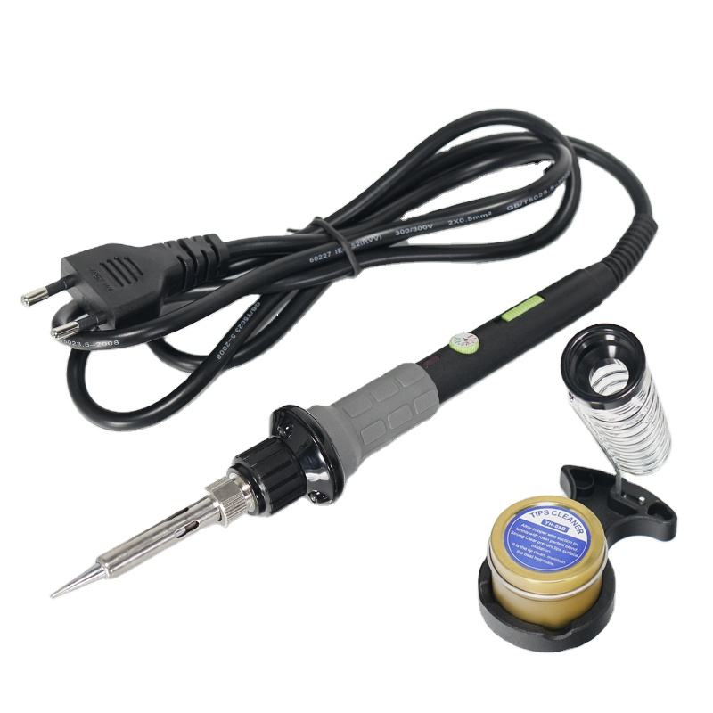 Adjustable Controlled Temperature Power on off Switch Desoldering Iron with LED Light