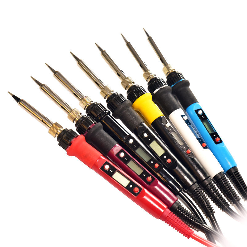 80W Professional Soldering Iron LCD Digital Temperature Temperature Controlled Electric Soldering Iron