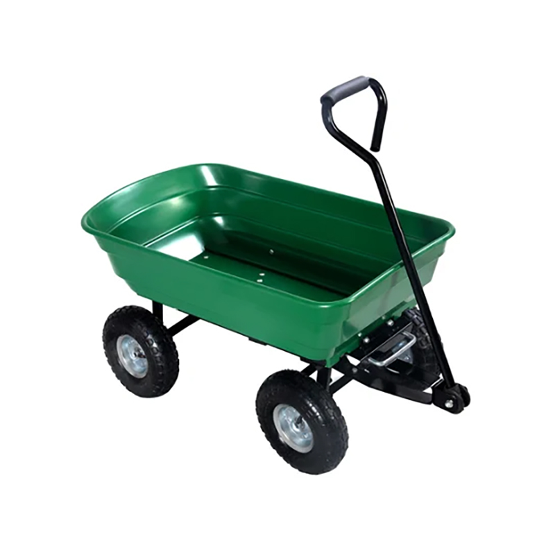 Garden Dump Cart for Outdoor Yard with Four Wheels