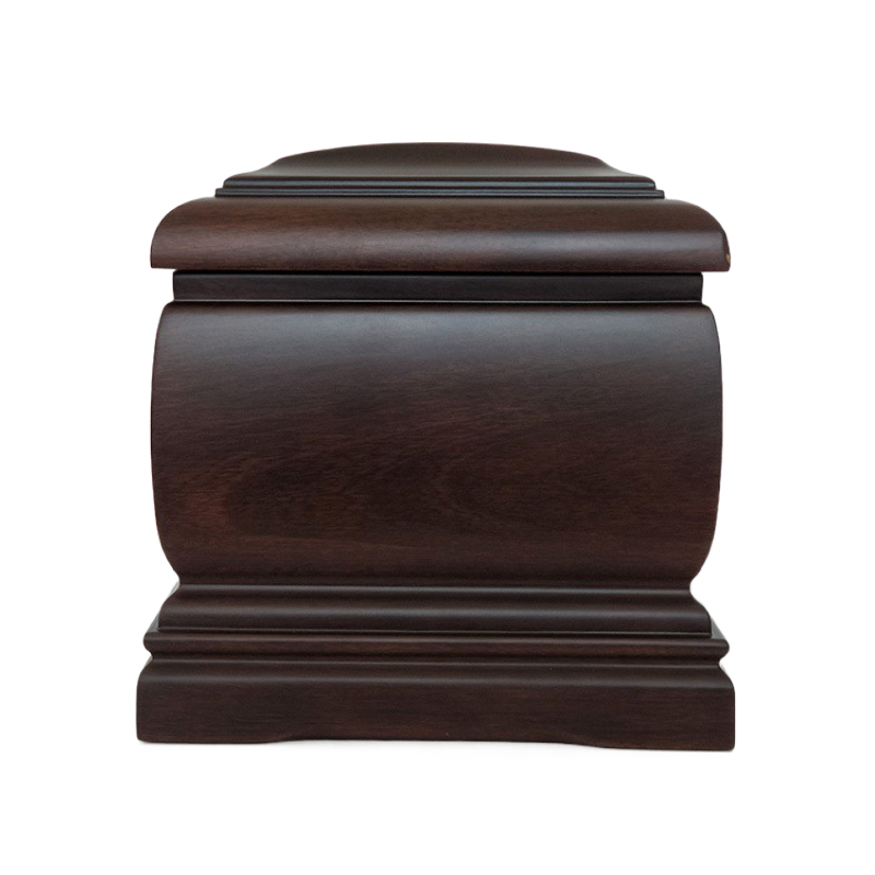 African Rosewood Funeral Home Solid Wood Urn