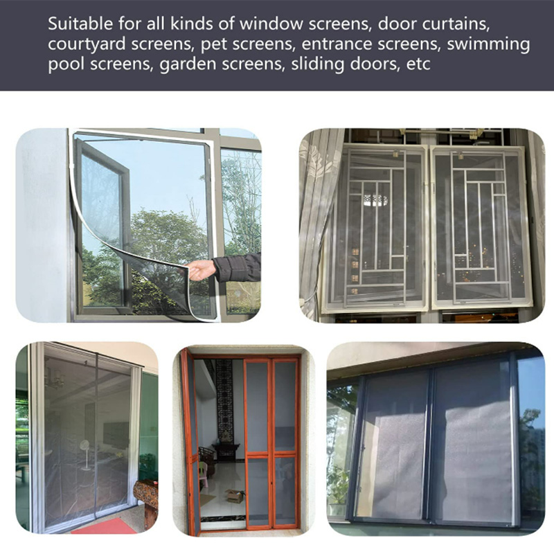 Fiberglass Waterproof Fireproof Insect Screens for Windows and Doors