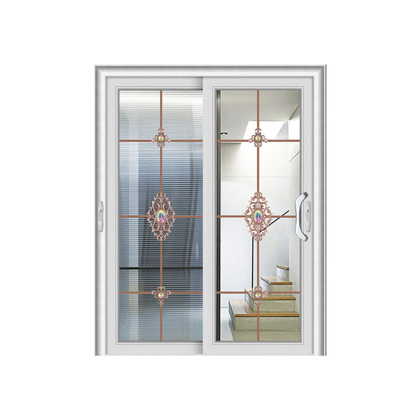 Modern Aluminium Alloy Frame Interior Bathroom Swing Glass Door