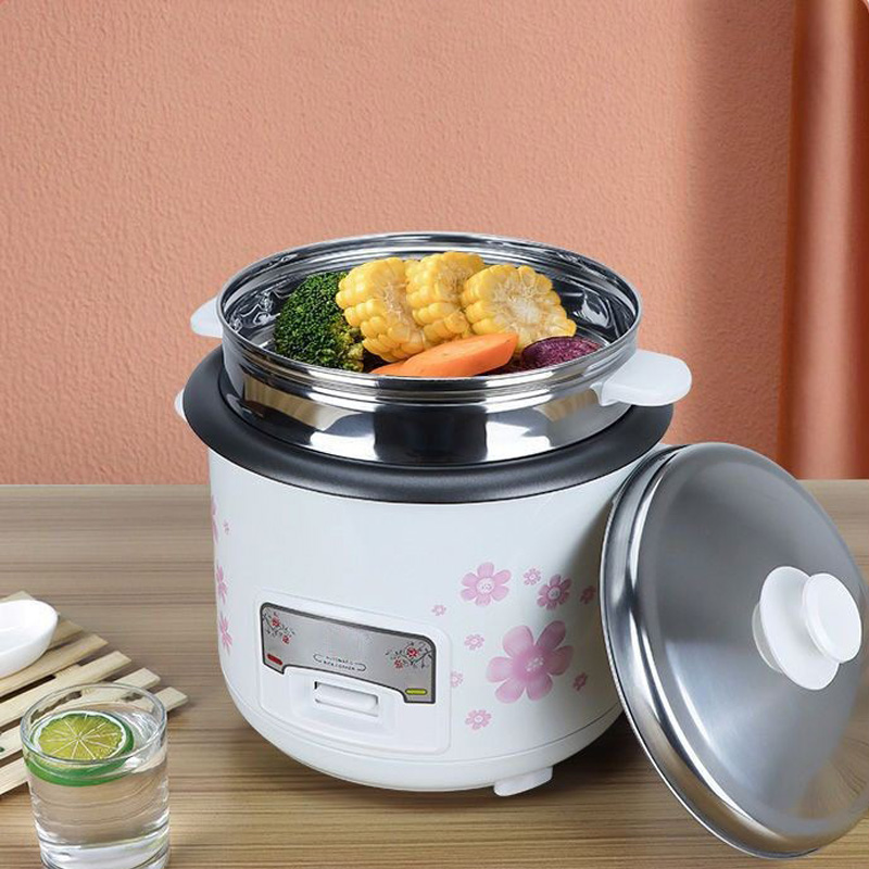 Non-stick 3-4 People Mechanical Rice Cooker with Integrated Cooking Pot