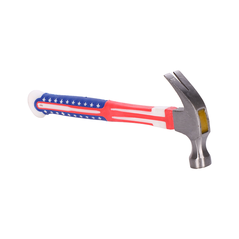 Fiber Handle Hammer Claw Pitted Surface Suction Nail Hammer with Round Head
