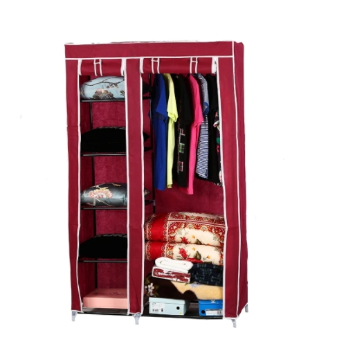 Wholesale Clothes Storage Portable Wardrobes Foldable Fabric Bedroom Closet