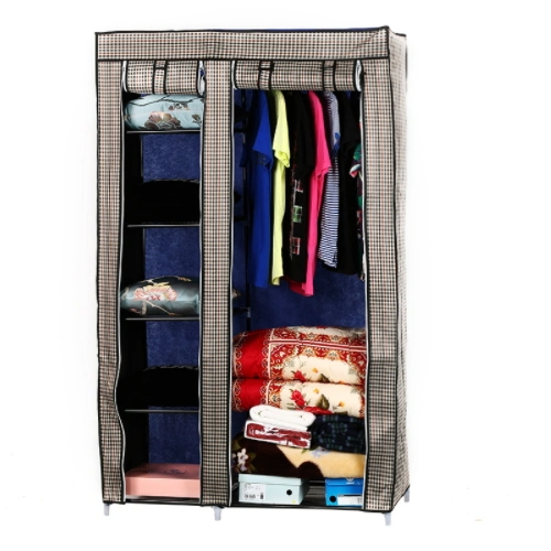 Wholesale Clothes Storage Portable Wardrobes Foldable Fabric Bedroom Closet