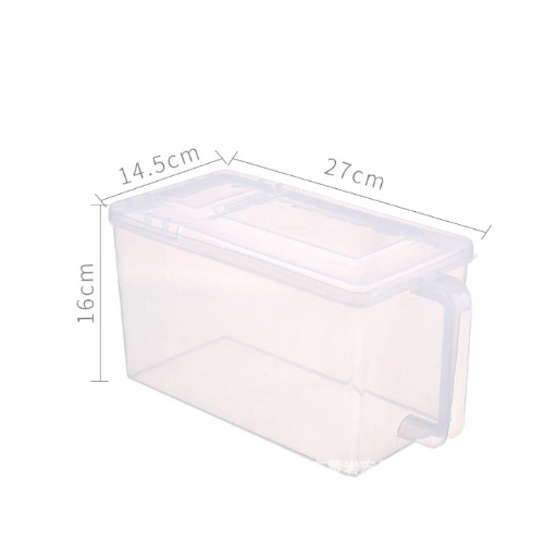 Kitchen Convenient Refrigerator Storage Box Stackable Plastic Storage Container
