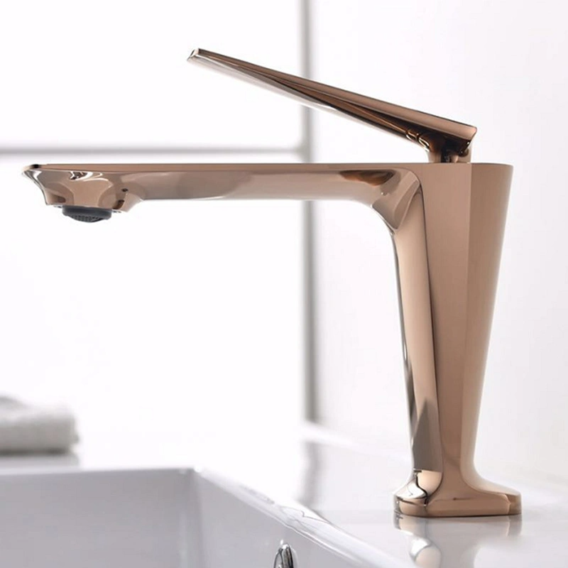 Single Handle Hole Gold Bathroom Basin Sink Tap Taps Mixer Faucet for Bathroom