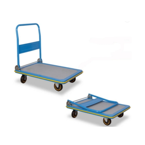 Folding Plastic Platform Utility Service Cart Trolley on Wheels