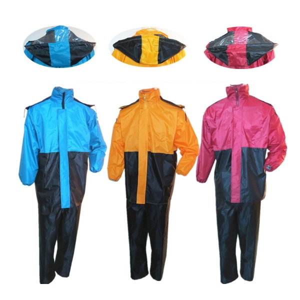 High Quality Reflective PVC Raincoat for Adult