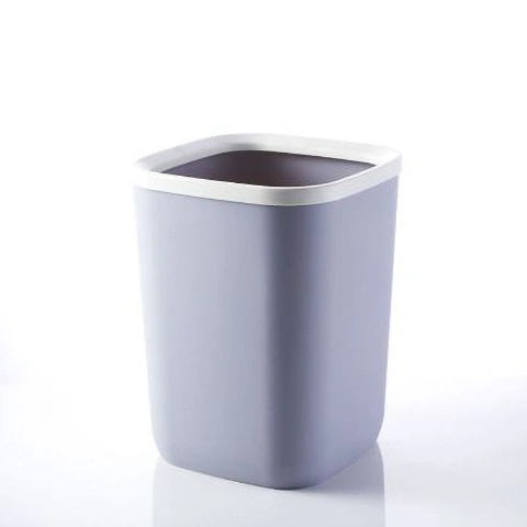 Home Living Room Creative Simple Kitchen Toilet Large Dustbin with Pressing Ring Nordic Style Trash Can