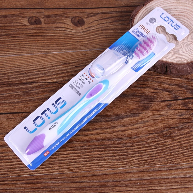 Soft Bristle Toothbrush with Non-Slip Handle
