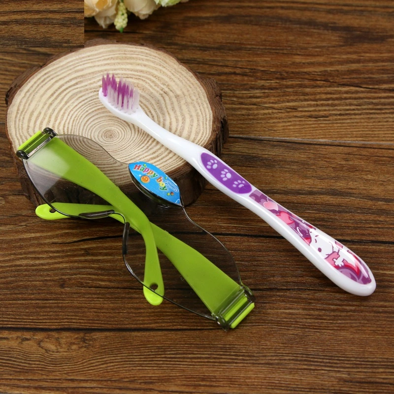 Plastic Travel Disposable Folded Toothbrush