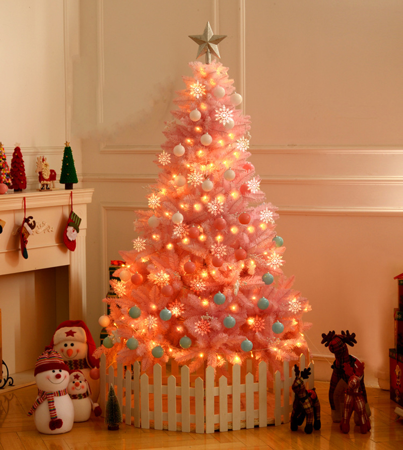 Sakura Pink Christmas Tree Package Deluxe Encrypted Christmas Tree Decoration