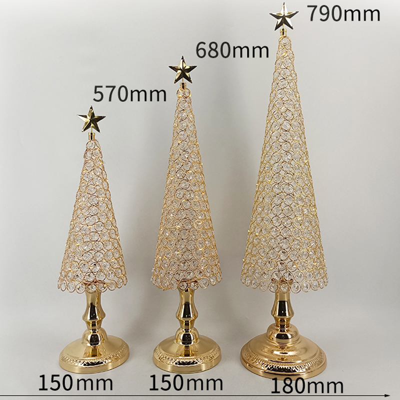 Christmas Decorative Lights Illuminated Glass Holiday Tabletop Ornaments