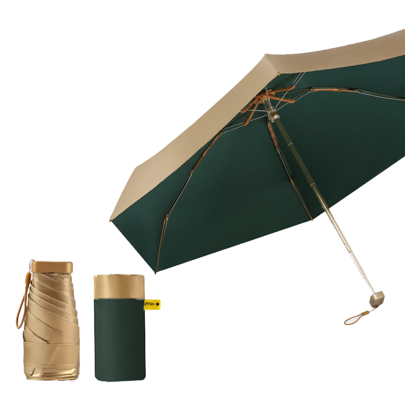 Mini Umbrella for Women with Sun Protection and UV Protection