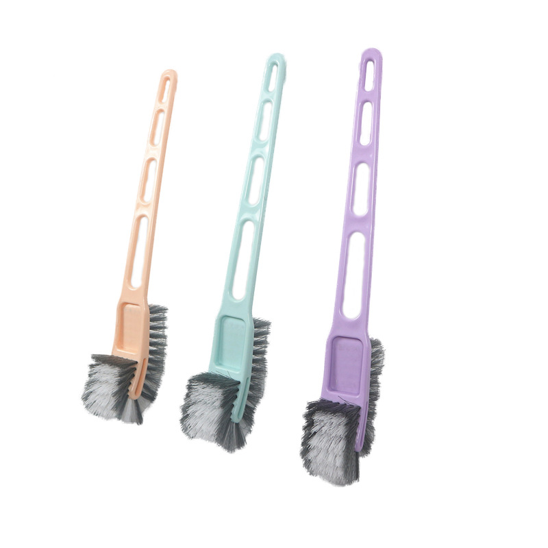 Double-Sided Toilet Brush Long Handle Toilet Cleaning Brush