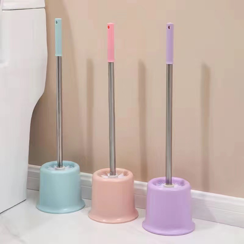 China Supplier Cheap Cleaning Handle Stainless Steel Toilet Brush