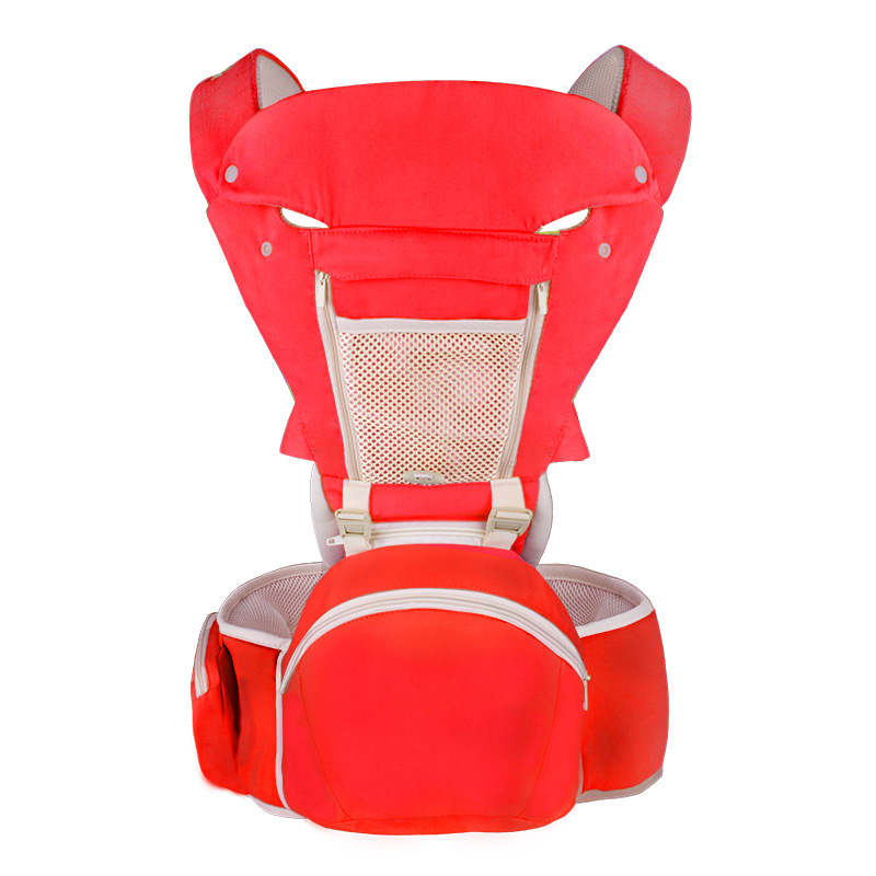 Pure Cotton Baby Waist Stool Double Shoulder Breathable Carrier