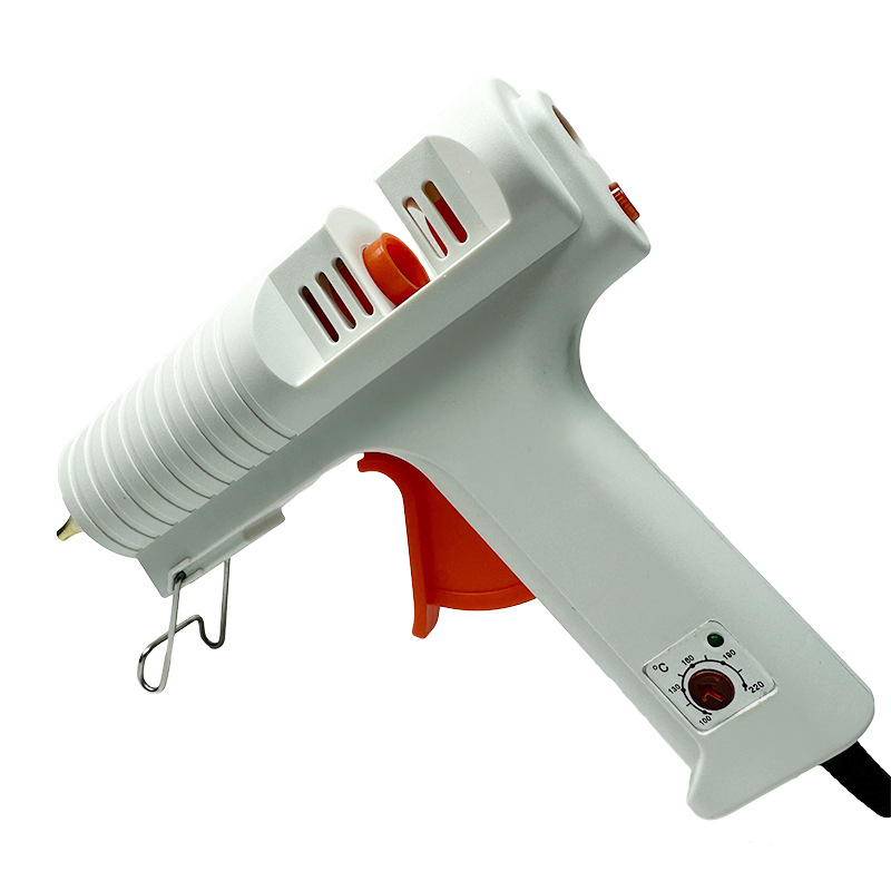 200W Adjustable Temperature Hot Melt Glue Gun with 11mm Glue Stick