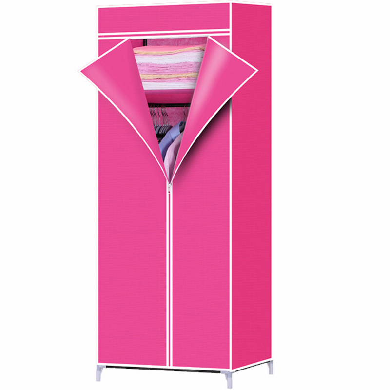 Simple Practical Wardrobe Fashion Style Non-woven Fabric Cabinet