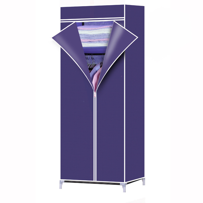Simple Practical Wardrobe Fashion Style Non-woven Fabric Cabinet