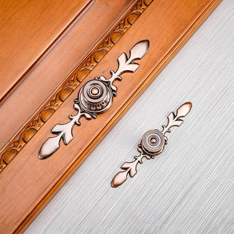 European Antique Luxury Single Hole Pull Handle Cabinet Door Metal Handle