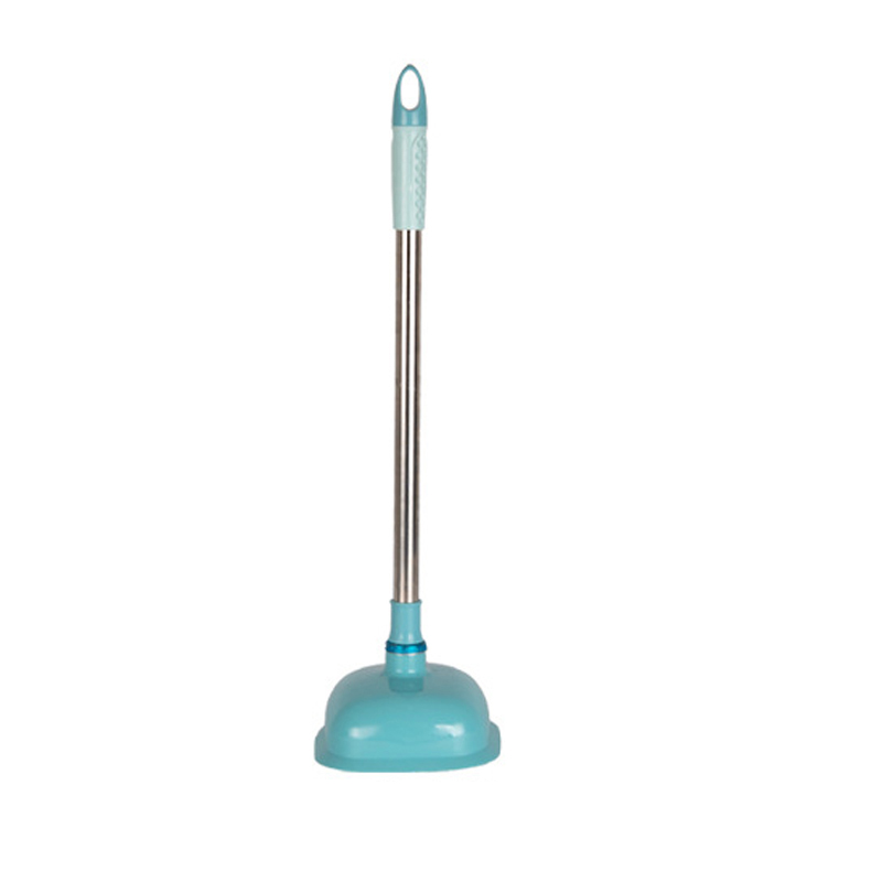 Professional Double Layer Sucker Toilet Drain Plunger with Long Steel Handle