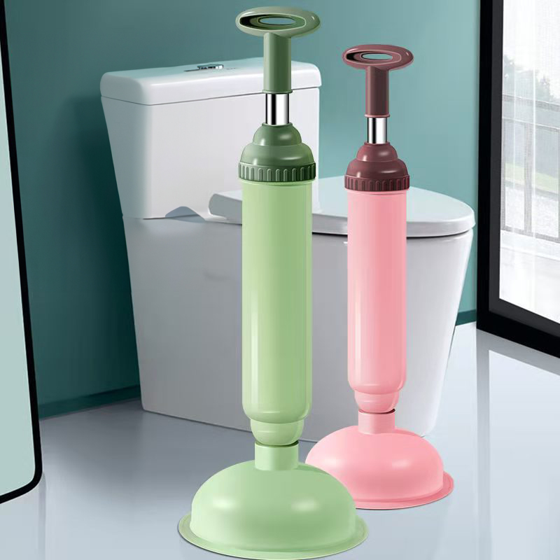 Heavy Duty Rubber Plunger with Stainless Steel Handle for Clogged Toilet