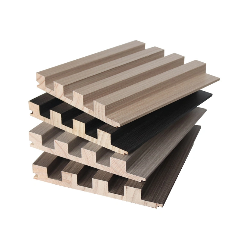 Decorative Slat Wooden Wall Panels Solid Wood Household Panel