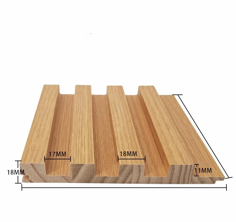 Decorative Slat Wooden Wall Panels Solid Wood Household Panel