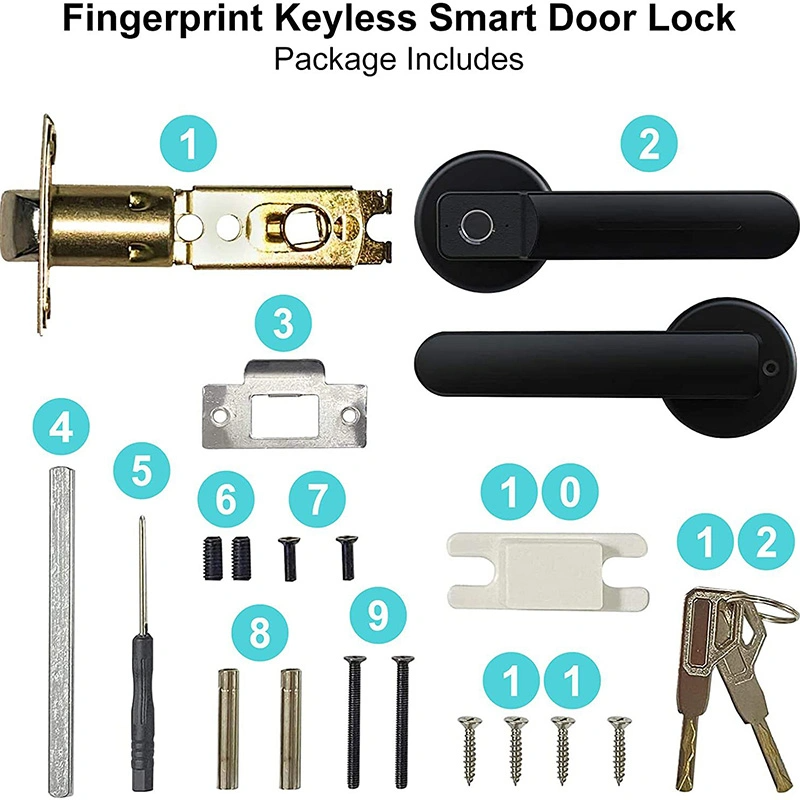 Smart Door Lock APP Control Biometric Smart Locks for Front Door