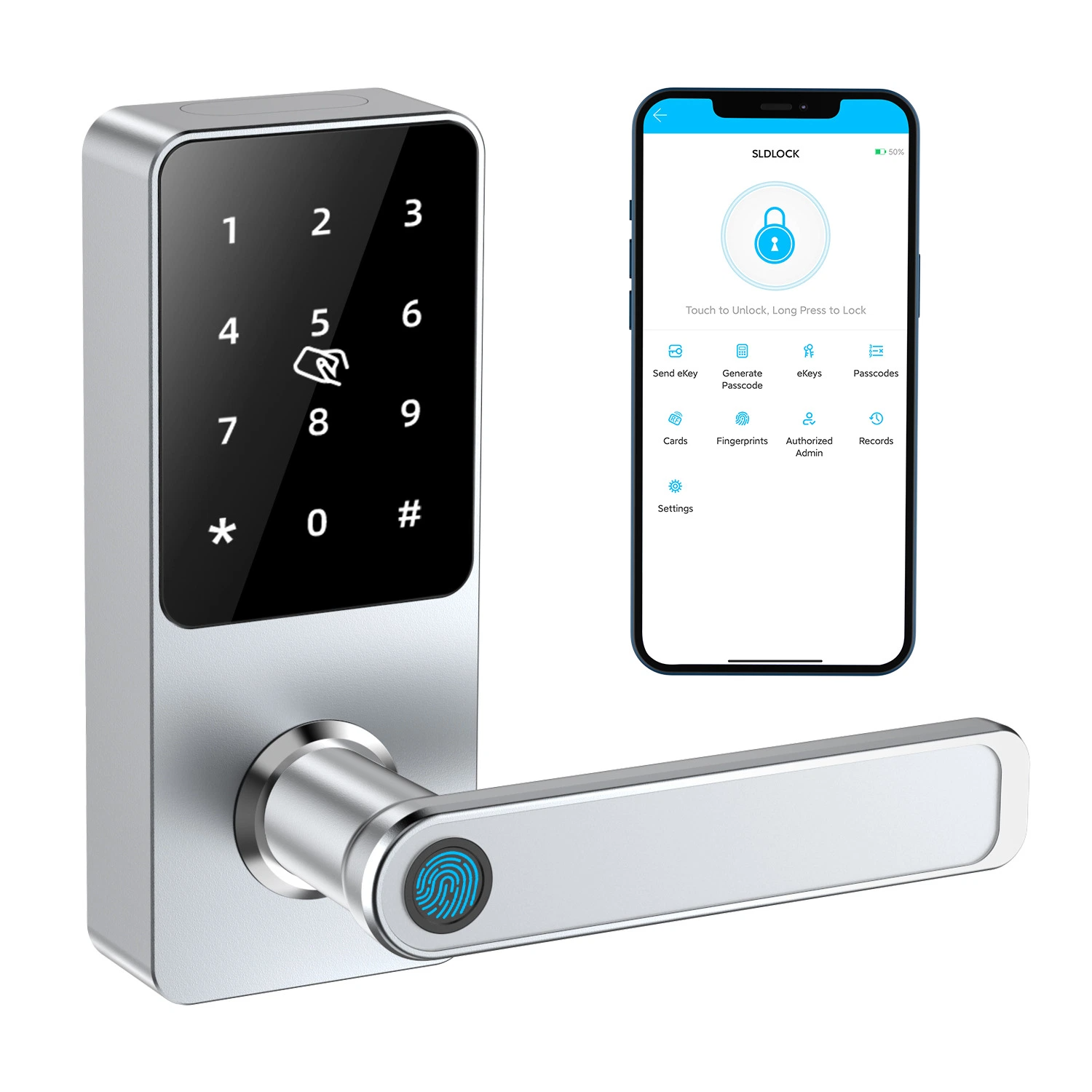 Combination Lock for Office Door Smart Password Glass Door Smart Lock