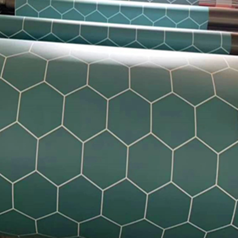 Waterproof Floor Stickers Wear-Resistant Non-Slip Bathroom PVC Floor Stickers