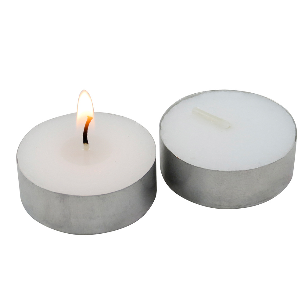 Long Burning White Smokeless Votive Unscented Tea Light Mini Tealight Candles