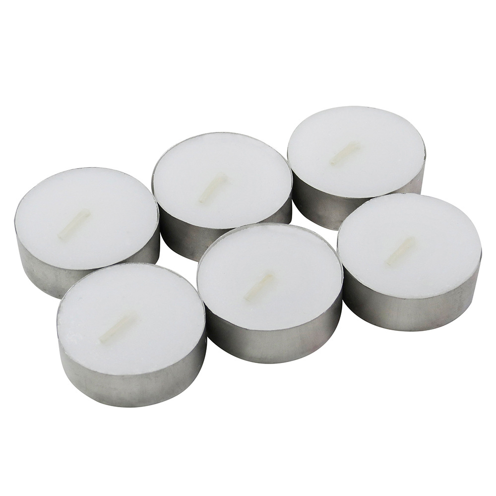 Long Burning White Smokeless Votive Unscented Tea Light Mini Tealight Candles