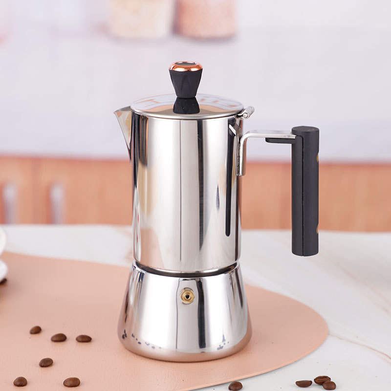 Hot Water Instant Aluminum Top Part Stainless Steel Bottom Electric Stove Coffee Pot