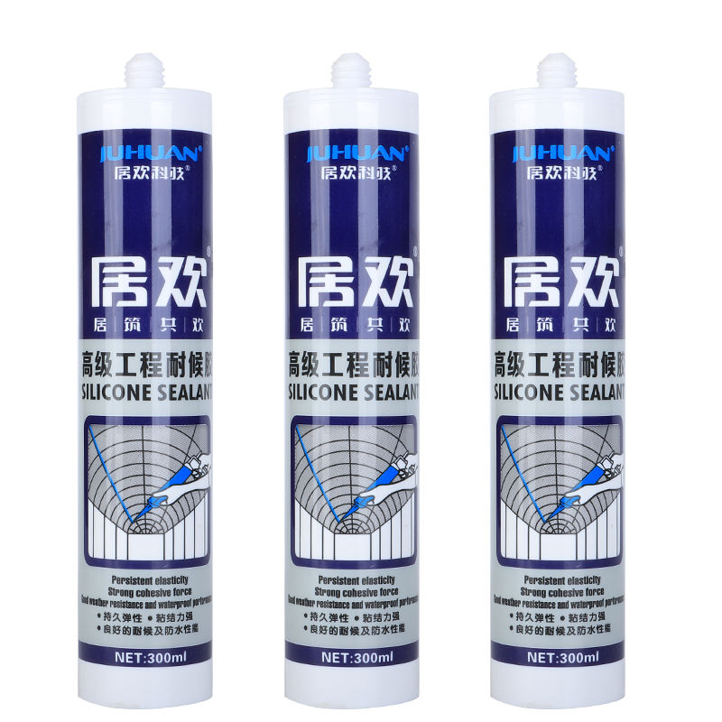 Waterproof Expandable Spray Foam Gap Filler Fast Curing Acid Silicone Sealant For Aluminum