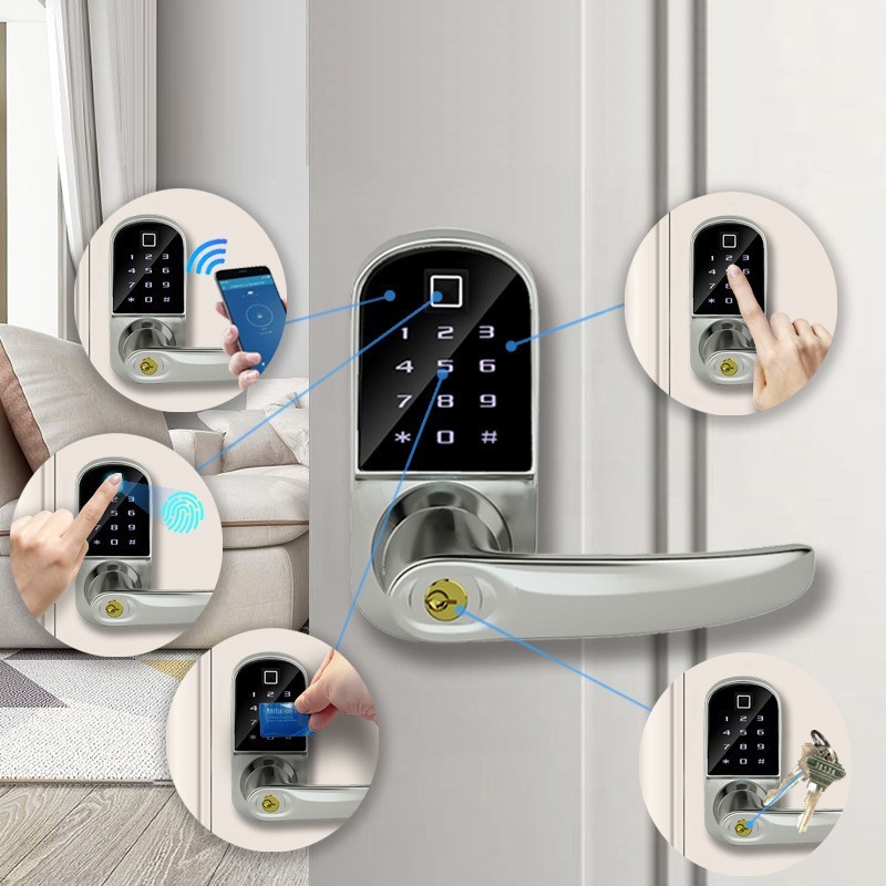 Digital Electronic Keyless Entry Front Keyless Smart Deadbolt Door Lock