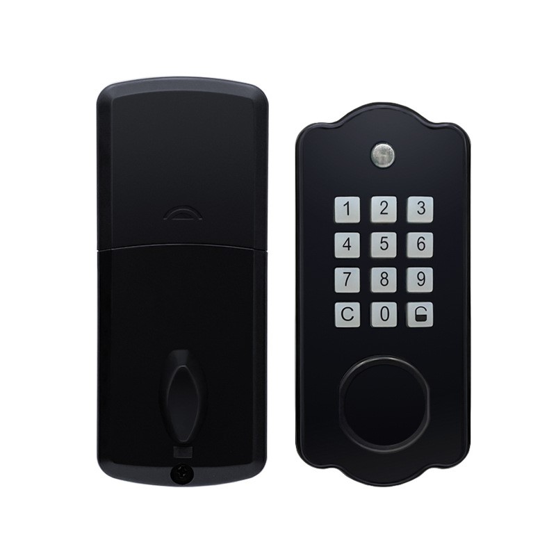 Electronic Keyless Keypad Entry Smart Fingerprint Wifi Keyless Entry Door Locks With Handle