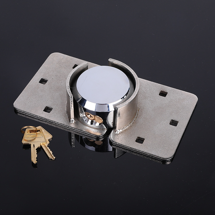 Weatherproof Pad Lock Unbreakable Round Puck Locks With Keys For Trailers