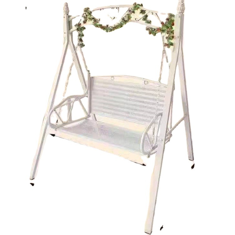Outdoor Outside Garden Traditional Adult Swing Lounge Chair With Stand