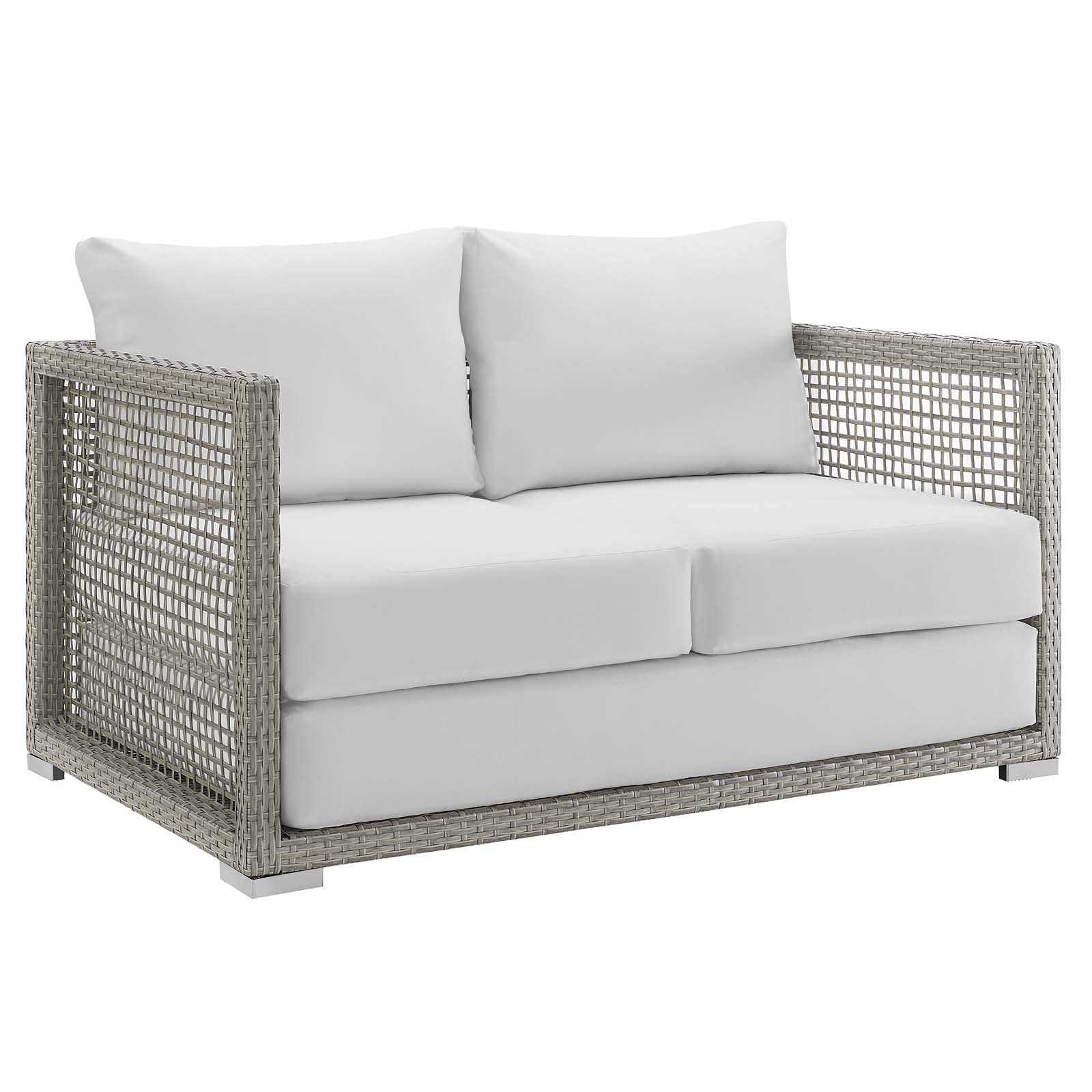 Modern Style Sectional Outdoor Wicker Patio Furniture Rattan Sofa Set