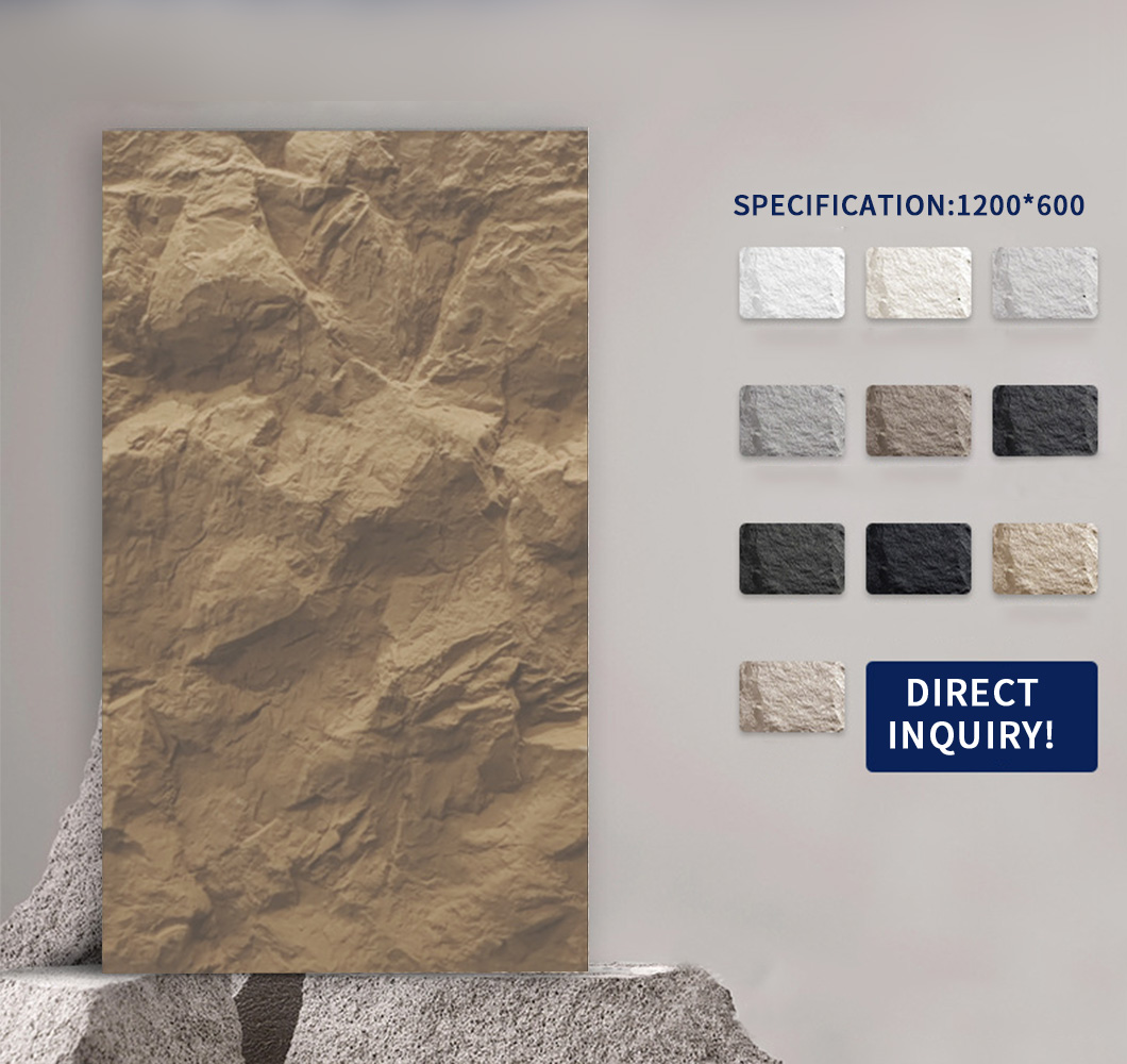 Lightweight Wall Cladding Pu Rock Stone Artificial Textured Peel And Stick Wallpaper Brick Wall Panels