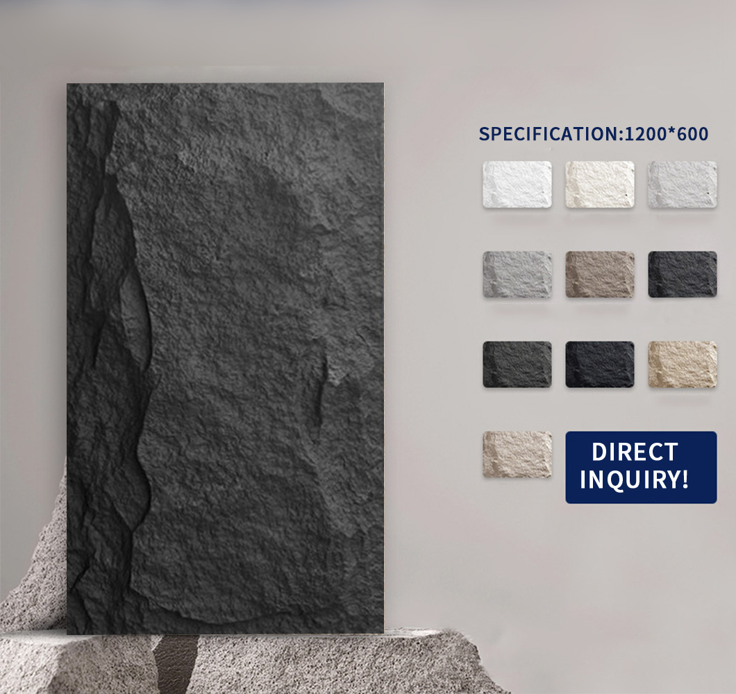 Lightweight Wall Cladding Pu Rock Stone Artificial Textured Peel And Stick Wallpaper Brick Wall Panels