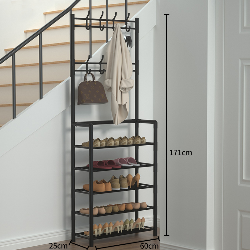 Home Storage Clothing Standing 3 Tier Metal Rack Sturdy Shelf With Wheels For Living Room