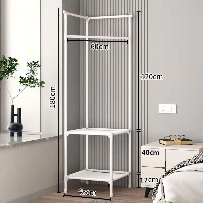Modern Small Heavy Duty Portable Sturdy Garment Clothing Rack For Hanging Clothes