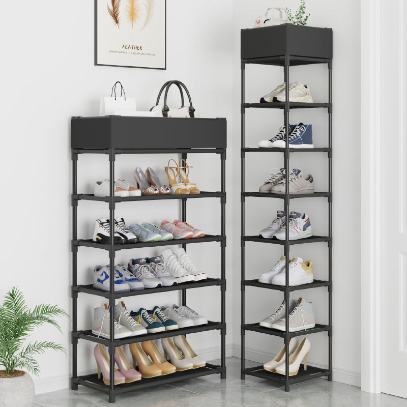 Modern Front Door Freestanding Sturdy Shoe Rack Shelf And Organizers For Entryway